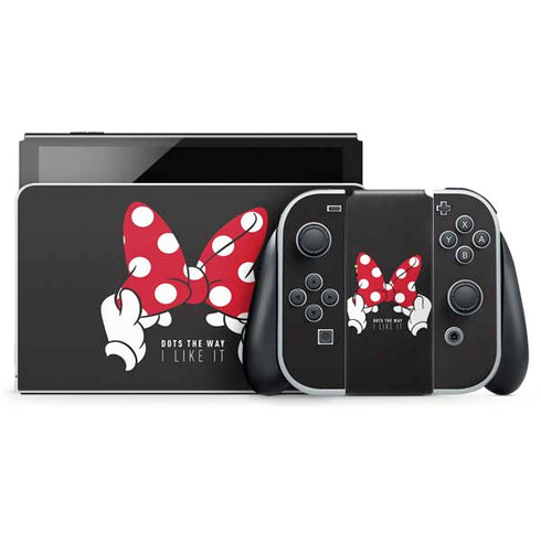 Disney Minnie Mouse Dots The Way Nintendo Skins