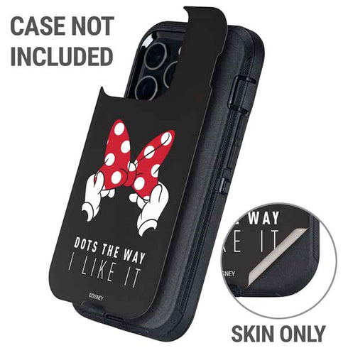 Disney Minnie Mouse Dots The Way Otterbox Defender iPhone Skin
