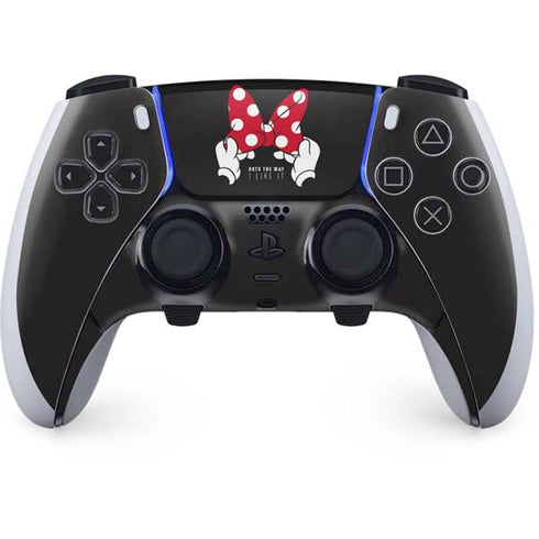Disney Minnie Mouse Dots The Way PS5 DualSense Edge Pro Controller Skin