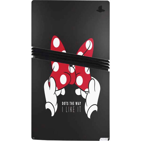 Disney Minnie Mouse Dots The Way PS5 Pro Bundle Skin