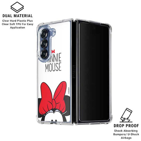 Disney Minnie Mouse Galaxy Z Fold6 Clear Case