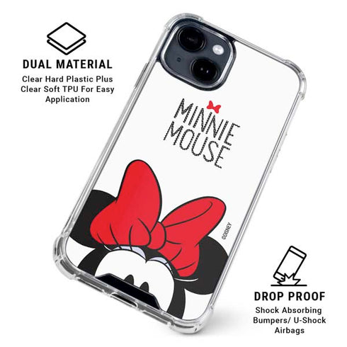Disney Minnie Mouse iPhone 15 Clear Case