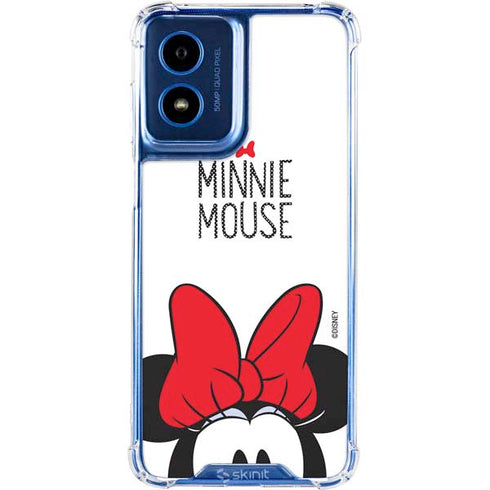 Disney Minnie Mouse Moto G Play 4G (2024) Clear Case