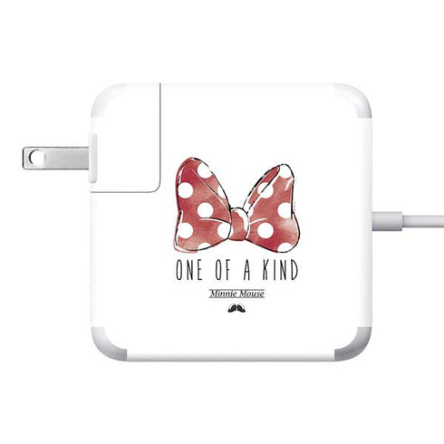 Disney Minnie Mouse One Of A Kind Bow 85W Power Adapter (15 and 17 inch MacBook Pro Charger) Skin