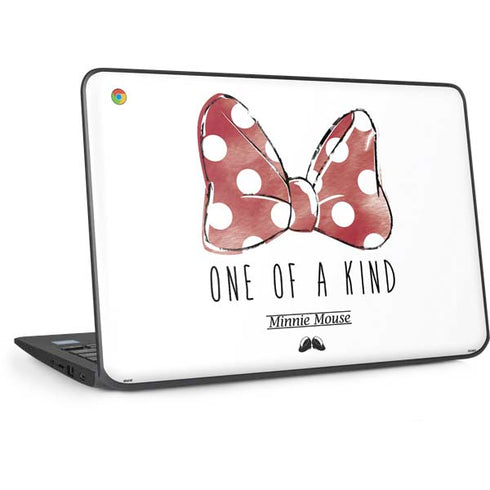Disney Minnie Mouse One Of A Kind Bow HP Chromebook Skin