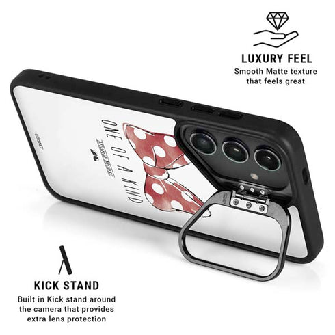 Disney Minnie Mouse One Of A Kind Bow Galaxy S25 Kickstand Case