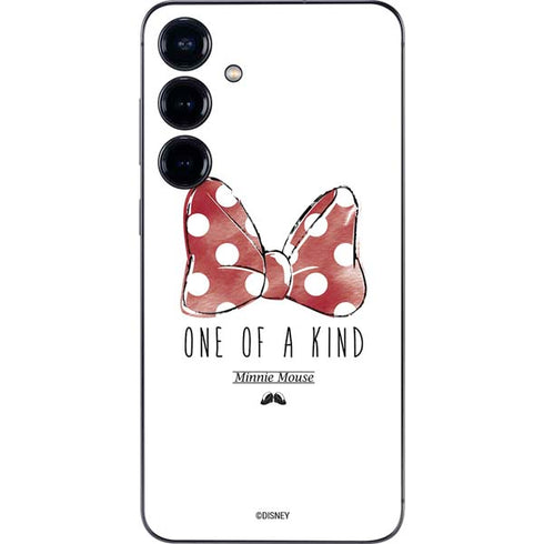 Disney Minnie Mouse One Of A Kind Bow Galaxy S25 Plus Skin