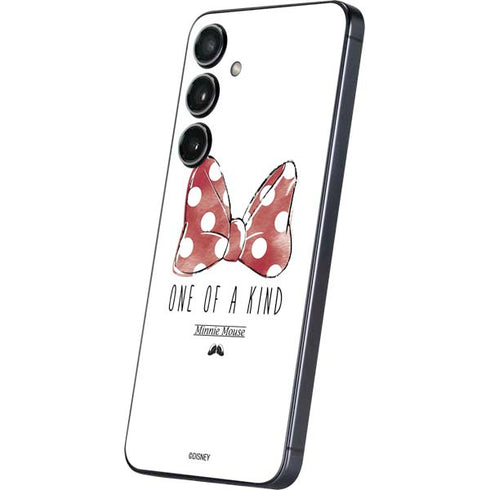 Disney Minnie Mouse One Of A Kind Bow Galaxy S25 Plus Skin