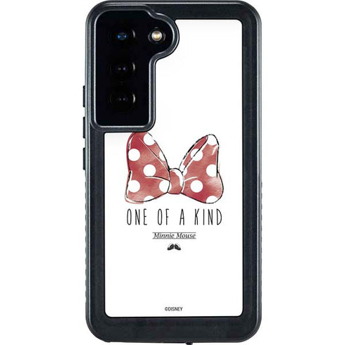 Disney Minnie Mouse One Of A Kind Bow Galaxy S24 Waterproof Case