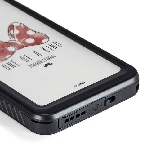 Disney Minnie Mouse One Of A Kind Bow Galaxy S24 Waterproof Case