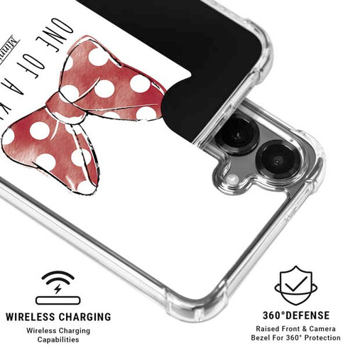 Disney Minnie Mouse One Of A Kind Bow Galaxy S26 Clear Case