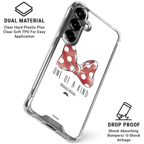 Disney Minnie Mouse One Of A Kind Bow Galaxy S26 Clear Case