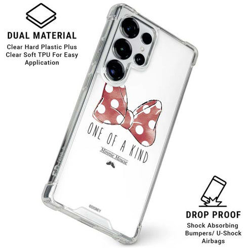 Disney Minnie Mouse One Of A Kind Bow Galaxy S26 Ultra Clear Case