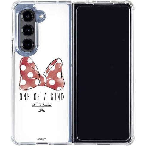 Disney Minnie Mouse One Of A Kind Bow Galaxy Z Fold5 5G Clear Case