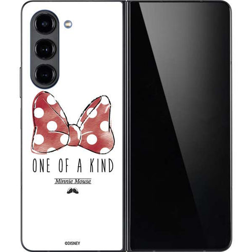 Disney Minnie Mouse One Of A Kind Bow Galaxy Z Fold5 5G Skin