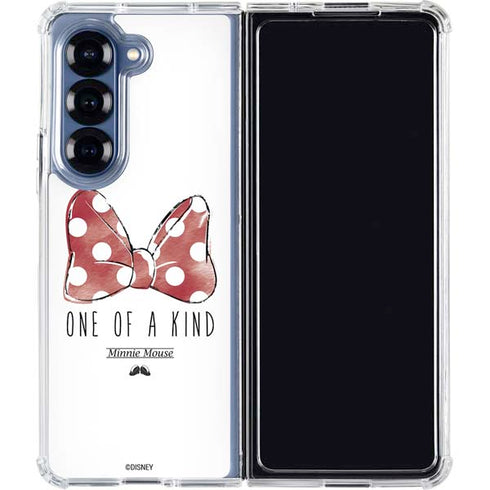 Disney Minnie Mouse One Of A Kind Bow Galaxy Z Fold6 Clear Case