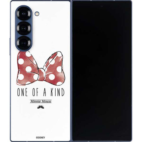 Disney Minnie Mouse One Of A Kind Bow Galaxy Z Fold6 Skin