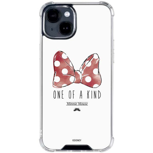 Disney Minnie Mouse One Of A Kind Bow iPhone 15 Clear Case