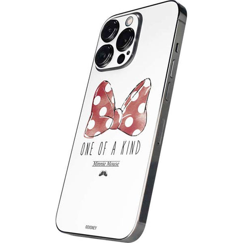Disney Minnie Mouse One Of A Kind Bow iPhone 15 Pro Max Skin