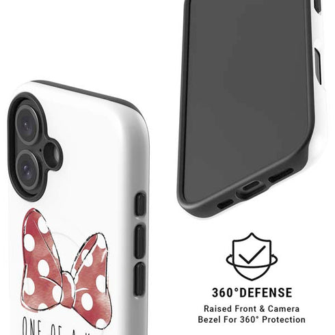 Disney Minnie Mouse One Of A Kind Bow iPhone 16 Magsafe Impact Case