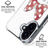 Disney Minnie Mouse One Of A Kind Bow iPhone 16 Plus Clear Case