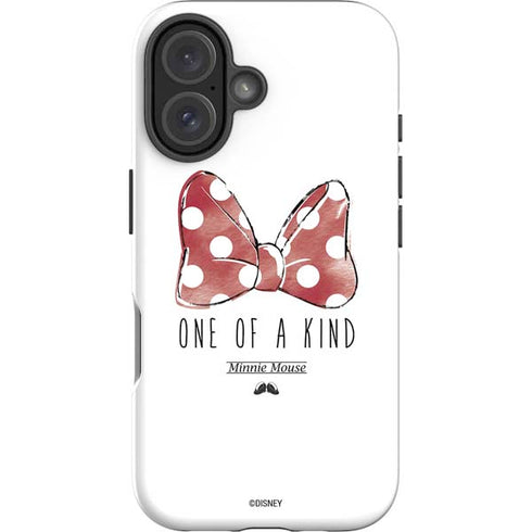 Disney Minnie Mouse One Of A Kind Bow iPhone 16 Plus Impact Case