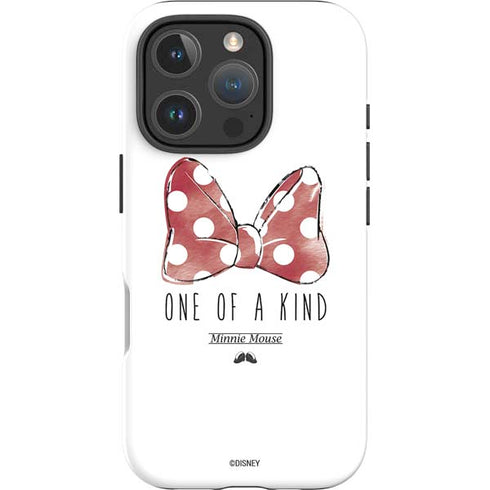 Disney Minnie Mouse One Of A Kind Bow iPhone 16 Pro Impact Case