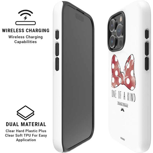 Disney Minnie Mouse One Of A Kind Bow iPhone 16 Pro Magsafe Impact Case