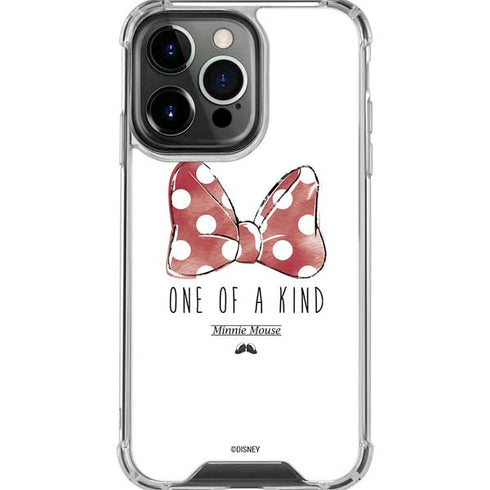 Disney Minnie Mouse One Of A Kind Bow iPhone 16 Pro Max Clear Case