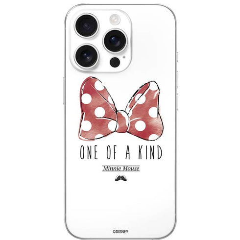 Disney Minnie Mouse One Of A Kind Bow iPhone 16 Pro Skin