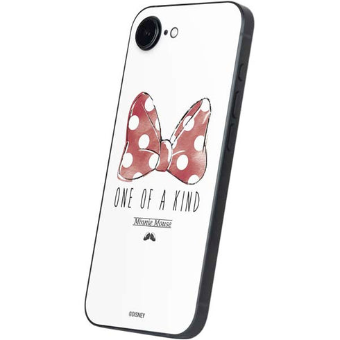 Disney Minnie Mouse One Of A Kind Bow iPhone 16e Skin