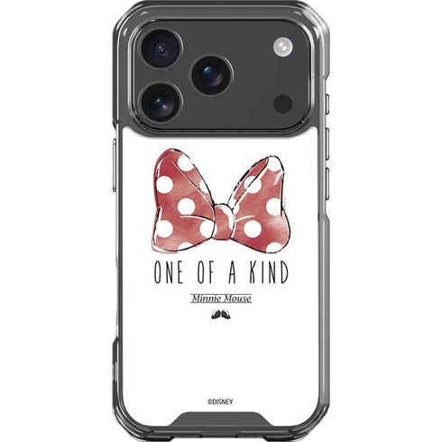 Disney Minnie Mouse One Of A Kind Bow iPhone 18 Pro Clear Case