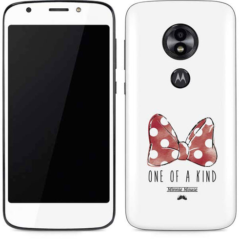 Disney Minnie Mouse One Of A Kind Bow Moto E5 Play Skin