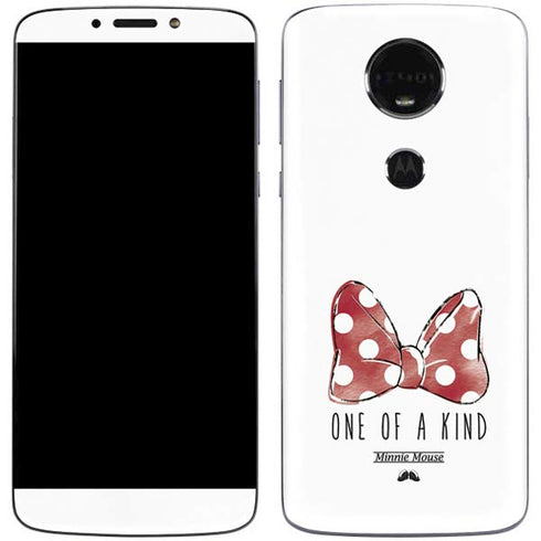 Disney Minnie Mouse One Of A Kind Bow Moto E5 Plus Skin