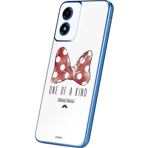 Disney Minnie Mouse One Of A Kind Bow Moto G Play 4G (2024) Skin