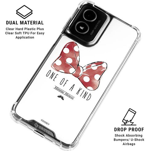 Disney Minnie Mouse One Of A Kind Bow Moto G Power 5G (2024) Clear Case
