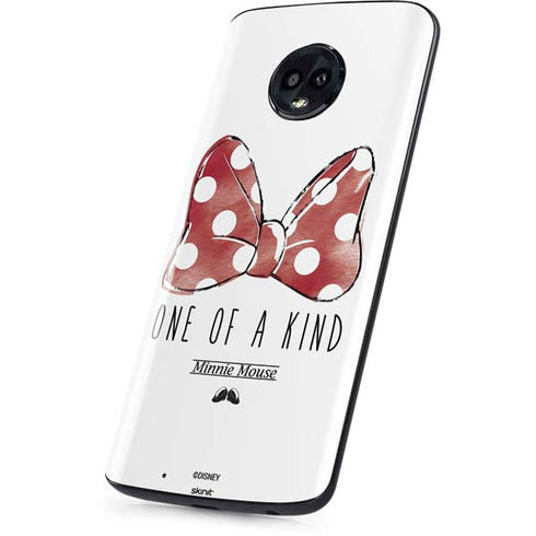 Disney Minnie Mouse One Of A Kind Bow Moto G6 Skin
