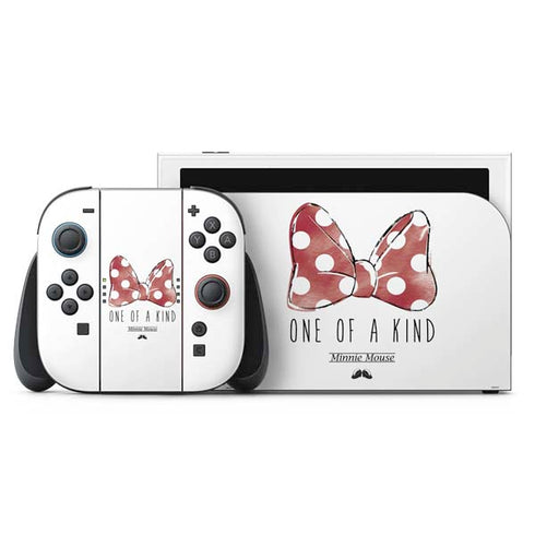 Disney Minnie Mouse One Of A Kind Bow Nintendo Switch 2 (2025) with Joy-Con Skin
