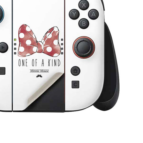 Disney Minnie Mouse One Of A Kind Bow Nintendo Switch 2 (2025) Joy-Con Controller Skin