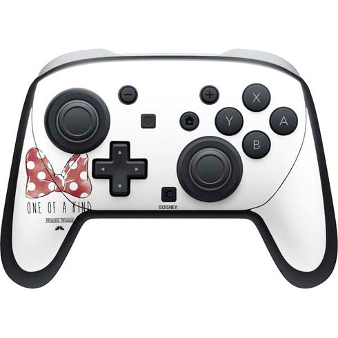 Disney Minnie Mouse One Of A Kind Bow Nintendo Switch 2 (2025) Pro Controller Skin