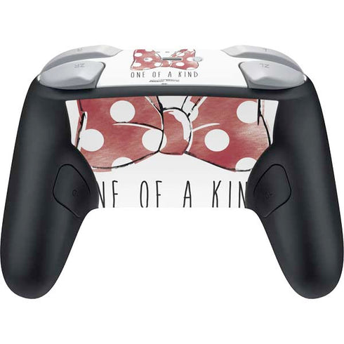 Disney Minnie Mouse One Of A Kind Bow Nintendo Switch 2 (2025) Pro Controller Skin
