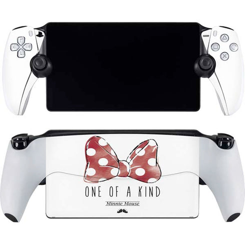Disney Minnie Mouse One Of A Kind Bow PlayStation Portal Remote Player Skin
