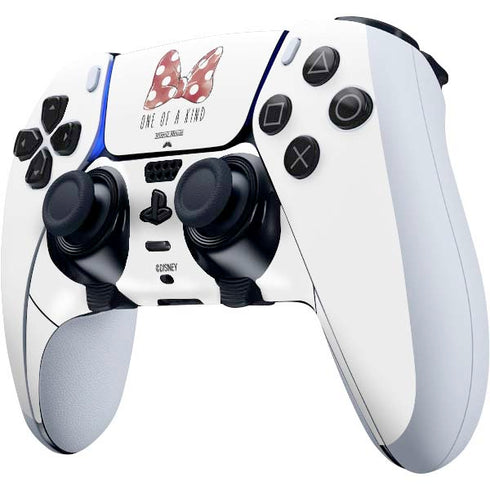 Disney Minnie Mouse One Of A Kind Bow PS5 DualSense Edge Pro Controller Skin