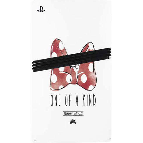Disney Minnie Mouse One Of A Kind Bow PS5 Pro Disk Console Skin