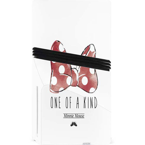 Disney Minnie Mouse One Of A Kind Bow PS5 Pro Disk Console Skin