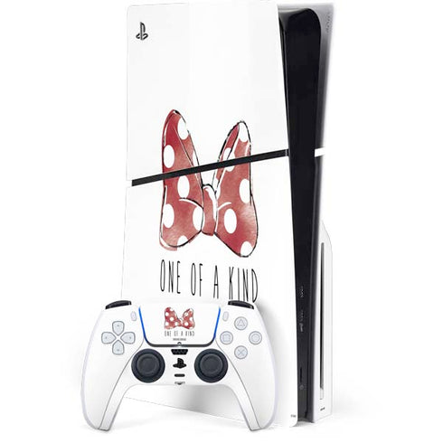 Disney Minnie Mouse One Of A Kind Bow PlayStation PS5 Skins