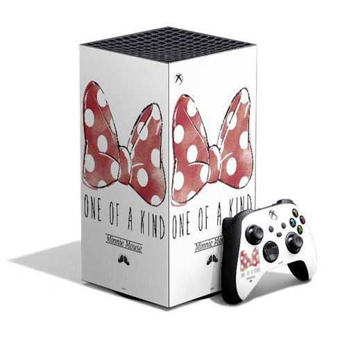 Disney Minnie Mouse One Of A Kind Bow XBox Series X Digital Edition Bundle Skin