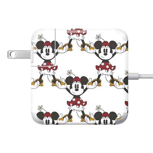 Disney Minnie Mouse Pattern Formation 85W Power Adapter (15 and 17 inch MacBook Pro Charger) Skin