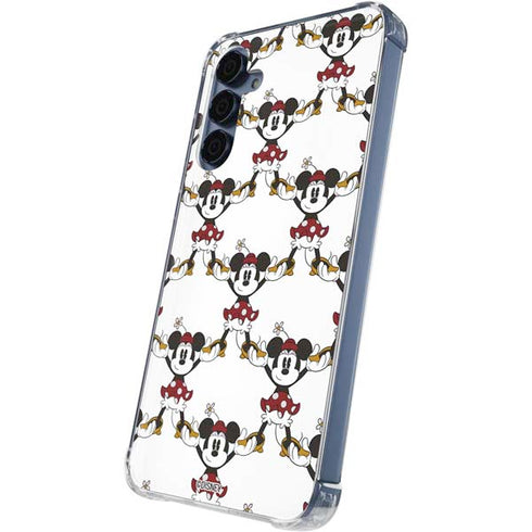 Disney Minnie Mouse Pattern Formation Galaxy A35 5G Clear Case