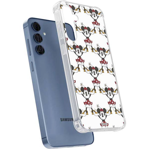 Disney Minnie Mouse Pattern Formation Galaxy A35 5G Clear Case